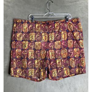 Lacoste Swim Shorts Size Large Men's Fish  Print Summer Trunks